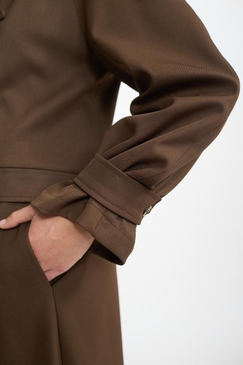 Giubbino crop doppio petto moro - Autunno - Inverno 2025 | Brend