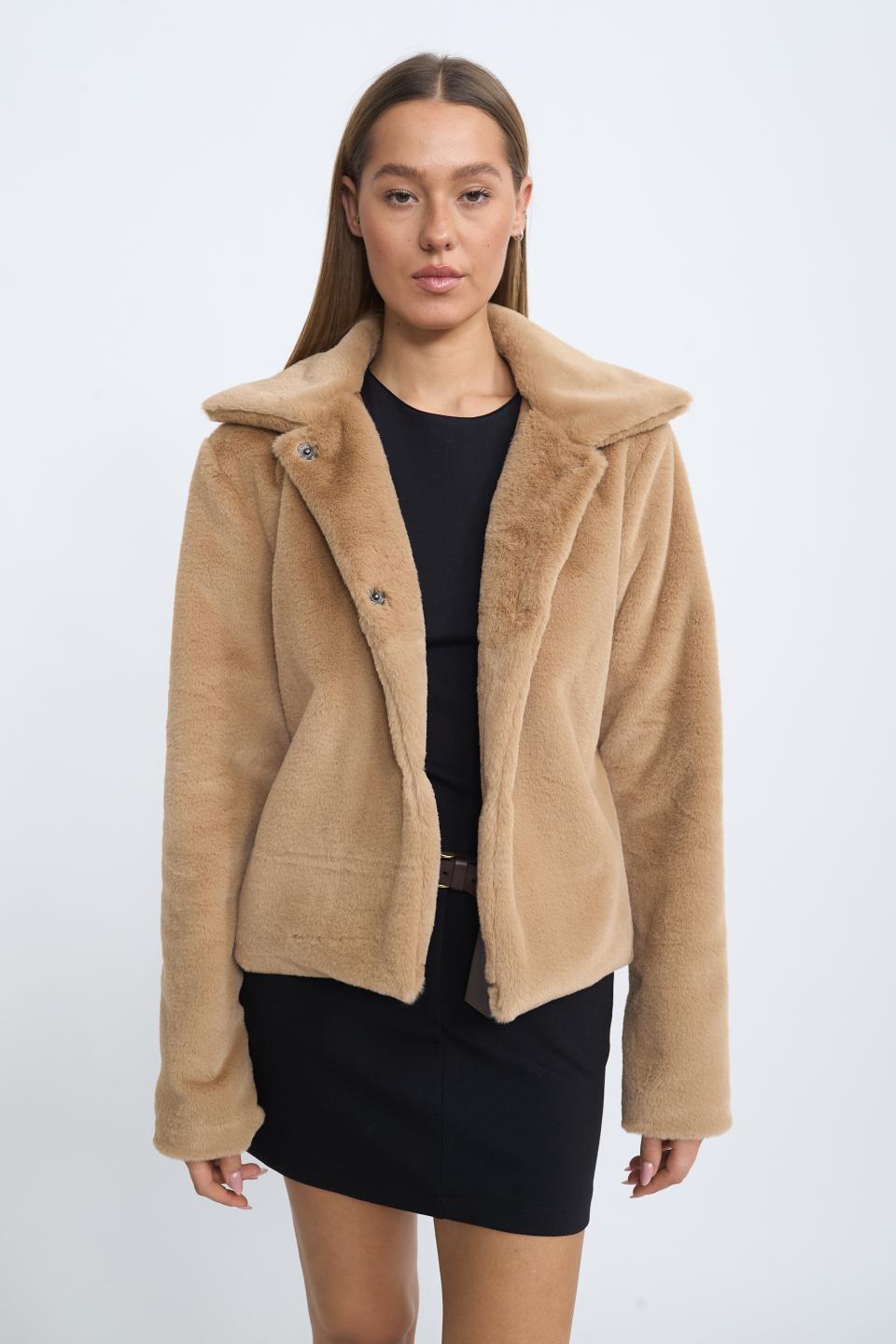 Giubbino ecofur camel - Autunno - Inverno 2025 | Brend