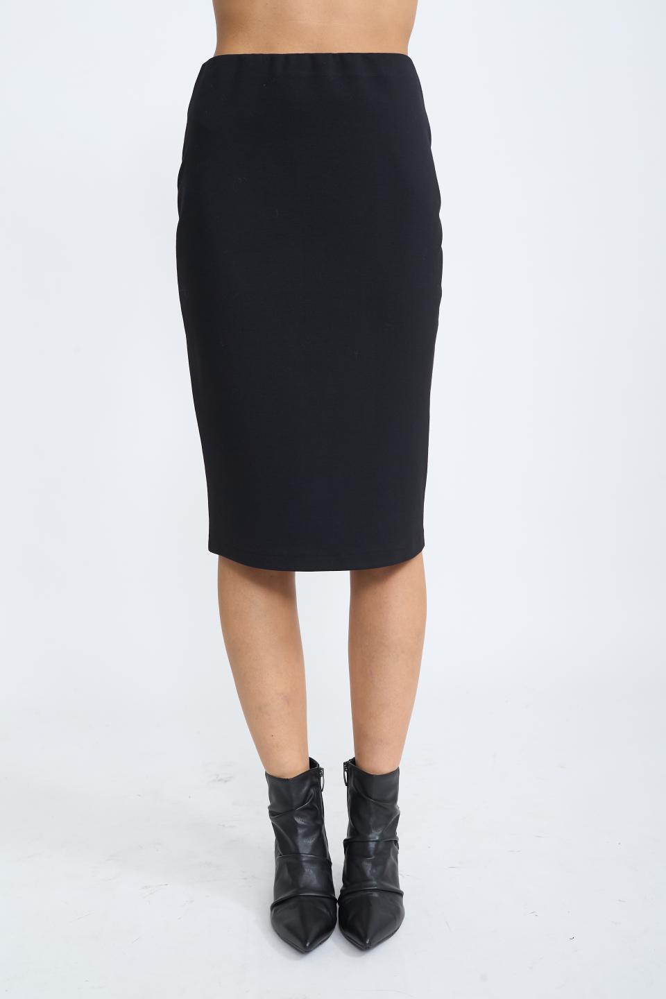 Gonna longuette spacco nero - Autunno - Inverno 2025 | Brend
