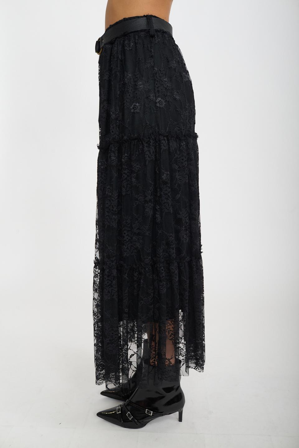 Gonna pizzo nero - Autunno - Inverno 2026 | Brend