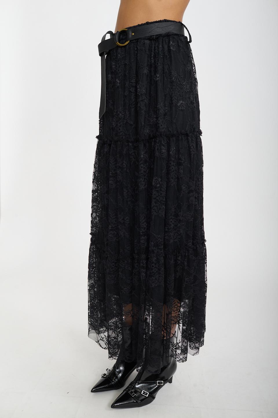 Gonna pizzo nero - Autunno - Inverno 2026 | Brend