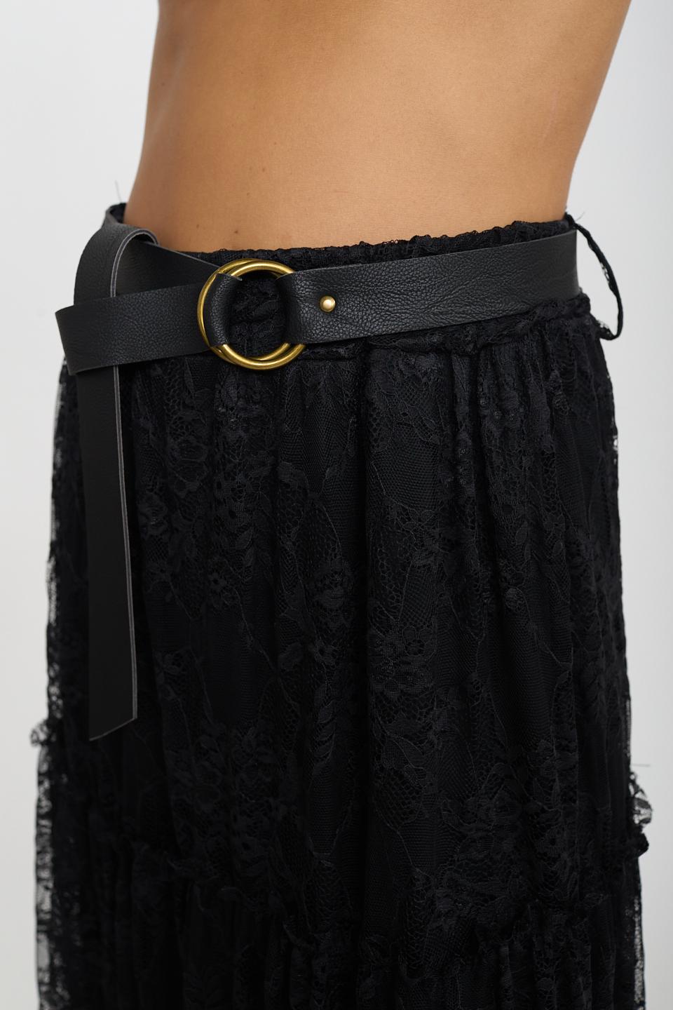 Gonna pizzo nero - Autunno - Inverno 2026 | Brend