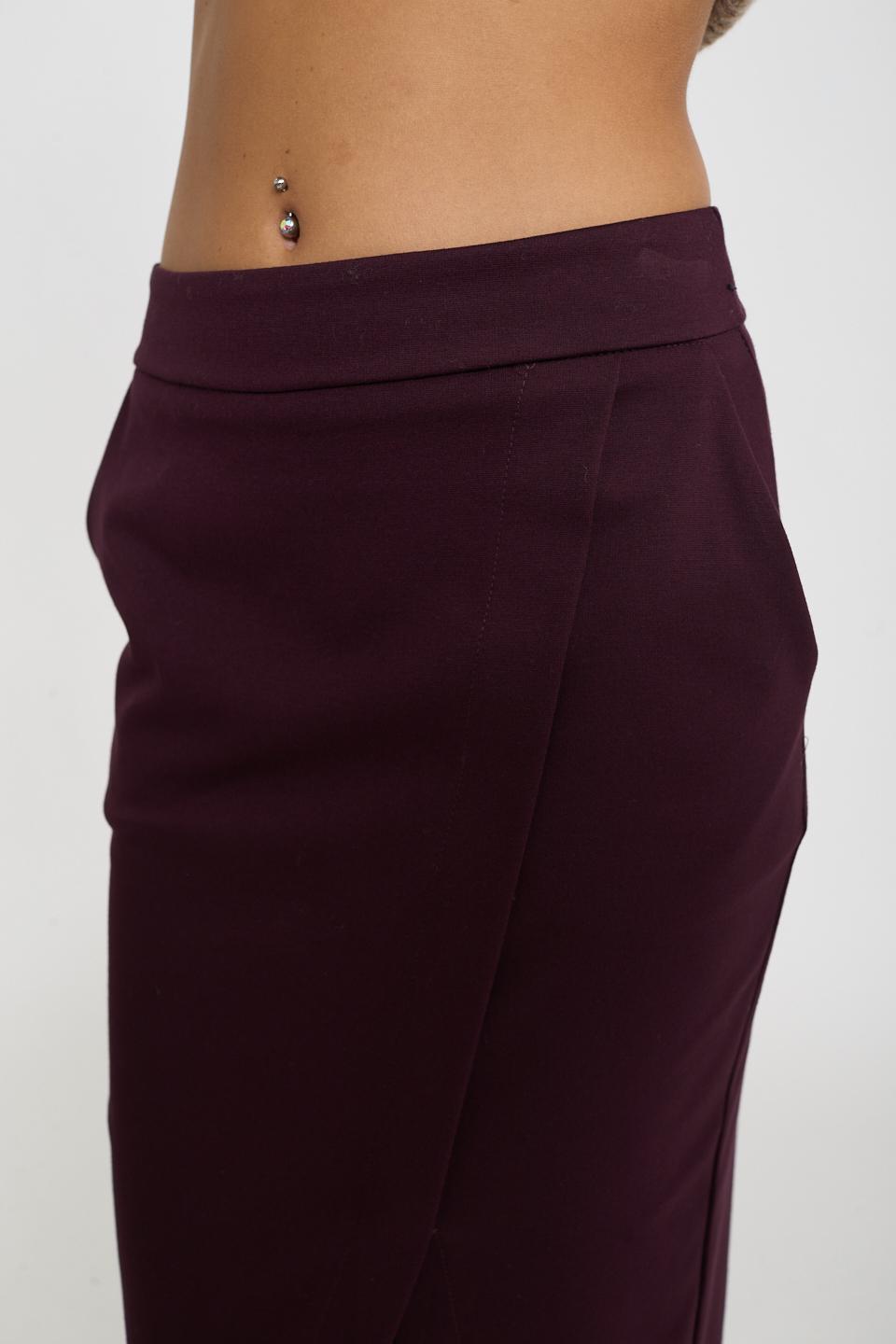 Gonna longuette burgundy - Autunno - Inverno 2026 | Brend