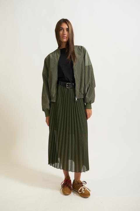 Gonna plissè con cinta militare - Autunno - Inverno 2025 | Brend