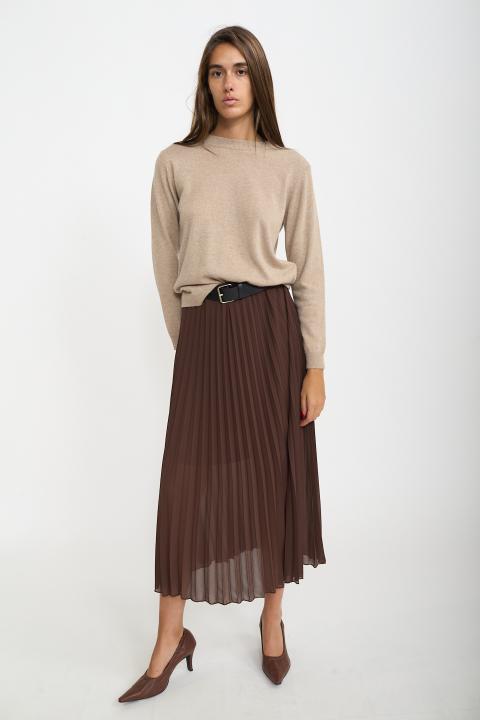 Gonna plissè con cinta moro - Autunno - Inverno 2025 | Brend