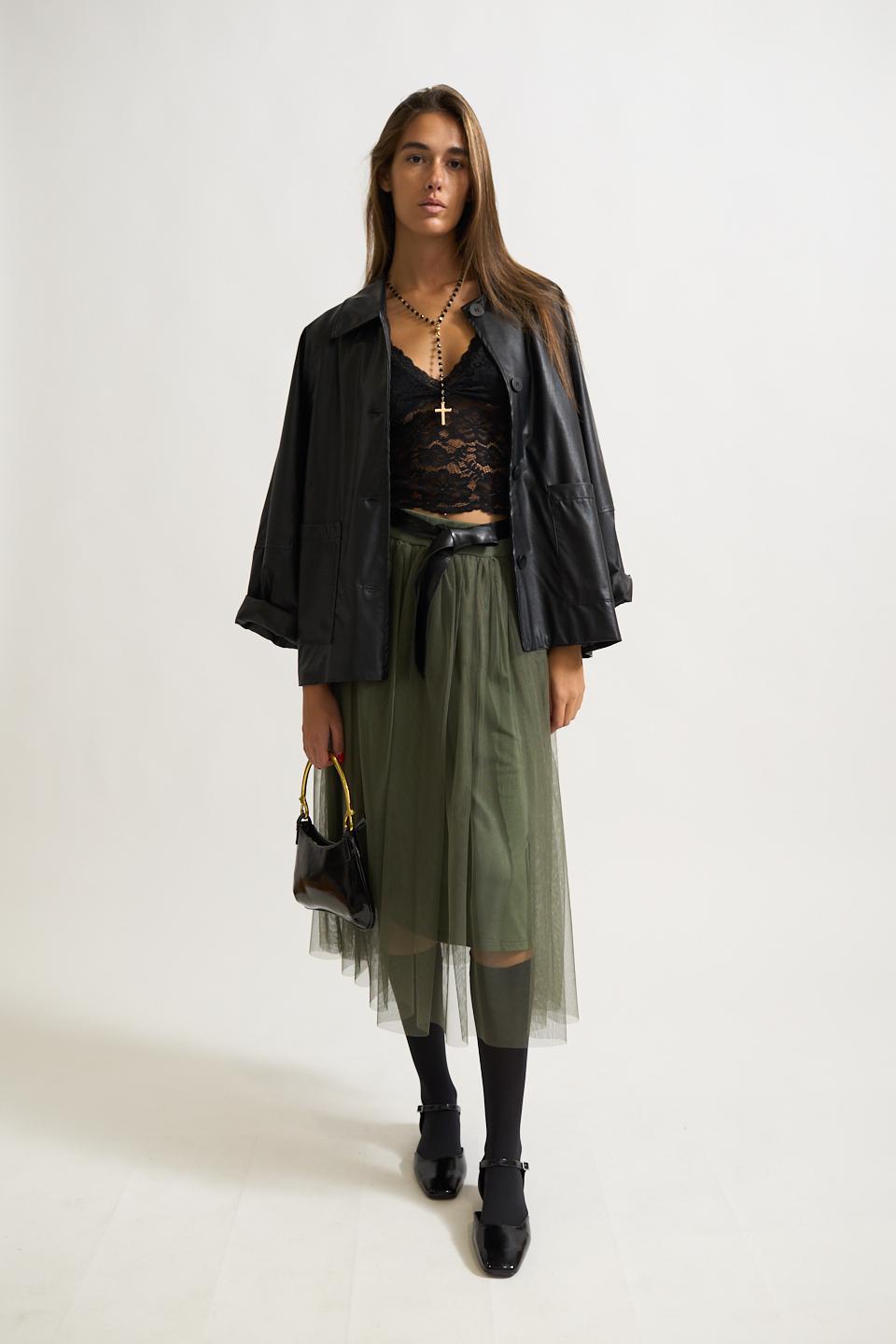 Gonna tulle con cinta militare - Autunno - Inverno 2025 | Brend