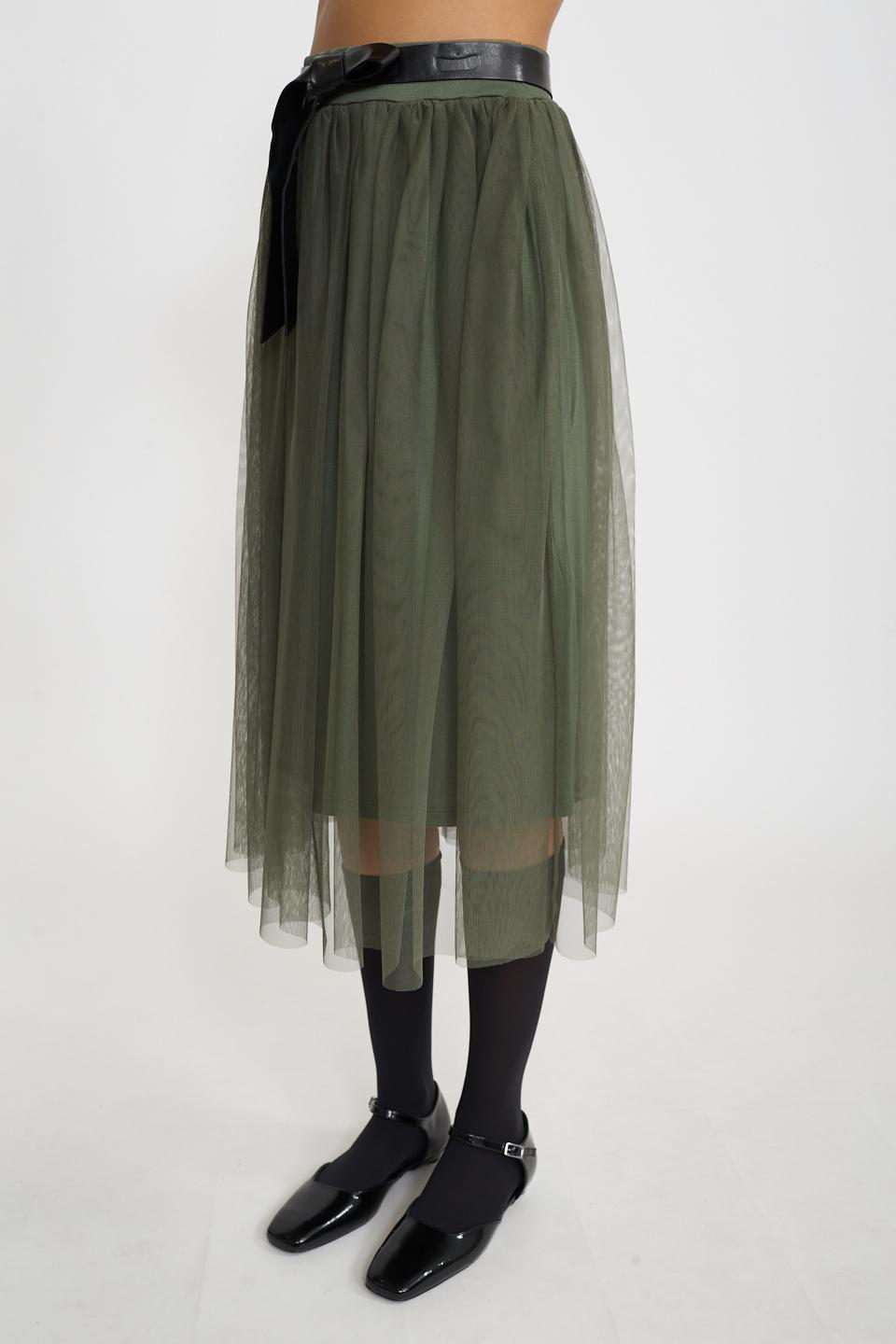 Gonna tulle con cinta militare - Autunno - Inverno 2026 | Brend