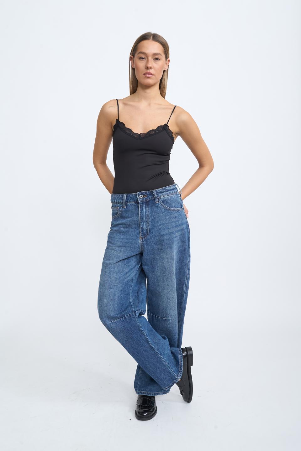 Jeans barrel denim medio - Autunno - Inverno 2025 | Brend