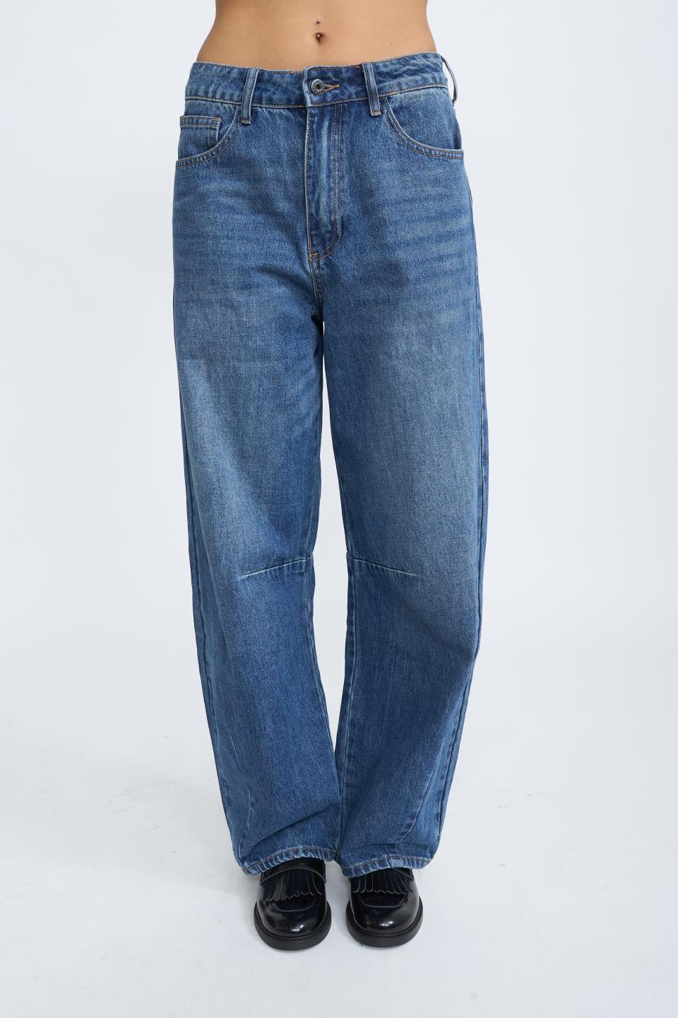 Jeans barrel denim medio - Autunno - Inverno 2025 | Brend