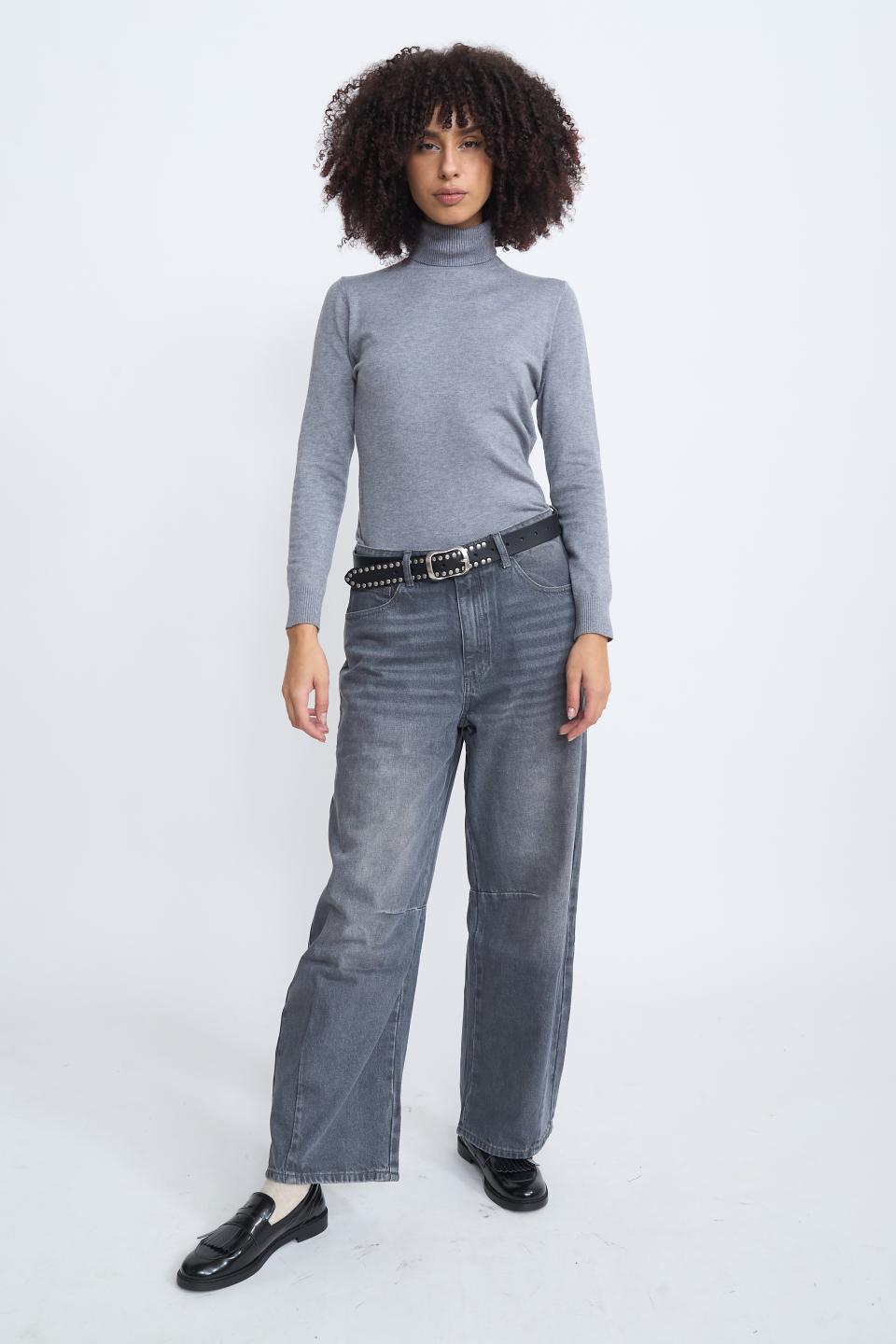 Jeans balloon denim grigio - Autunno - Inverno 2025 | Brend