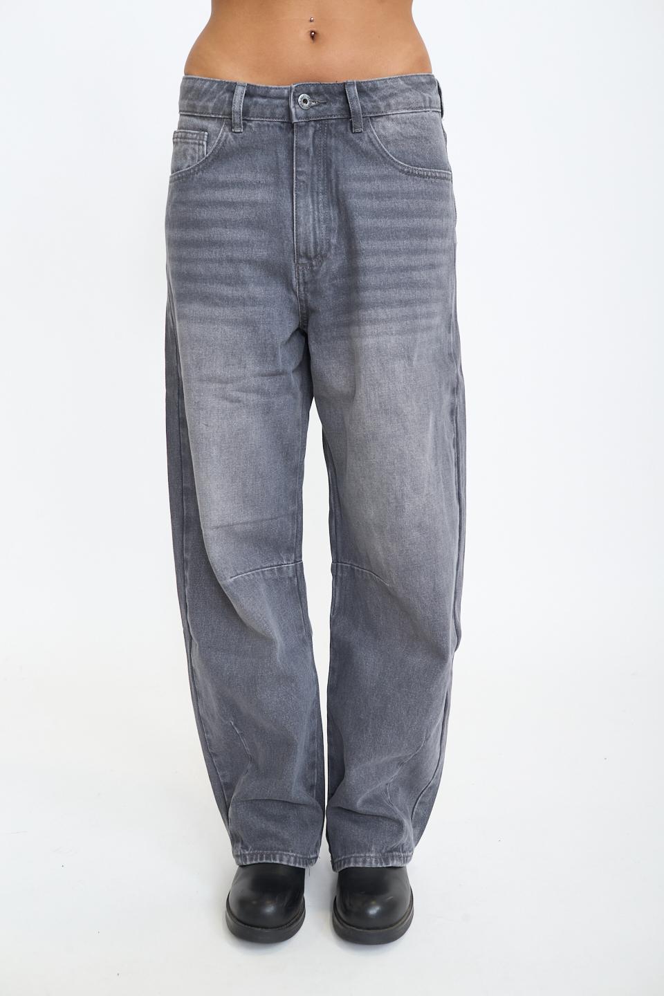Jeans balloon denim grigio - Autunno - Inverno 2025 | Brend