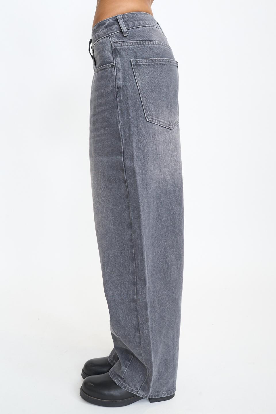 Jeans balloon denim grigio - Autunno - Inverno 2025 | Brend