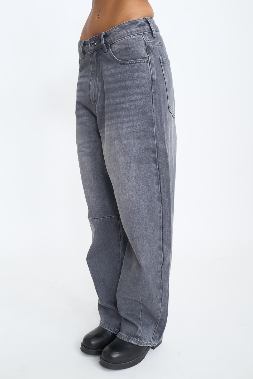 Jeans balloon denim grigio - Autunno - Inverno 2025 | Brend