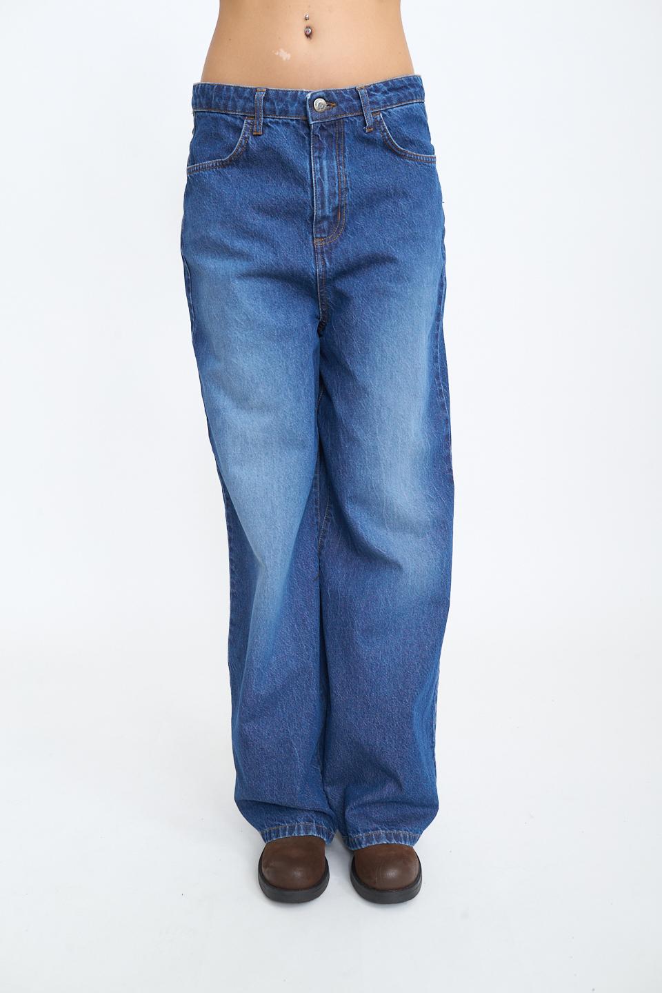 Jeans palazzo tasconi blu scuro - Autunno - Inverno 2025 | Brend