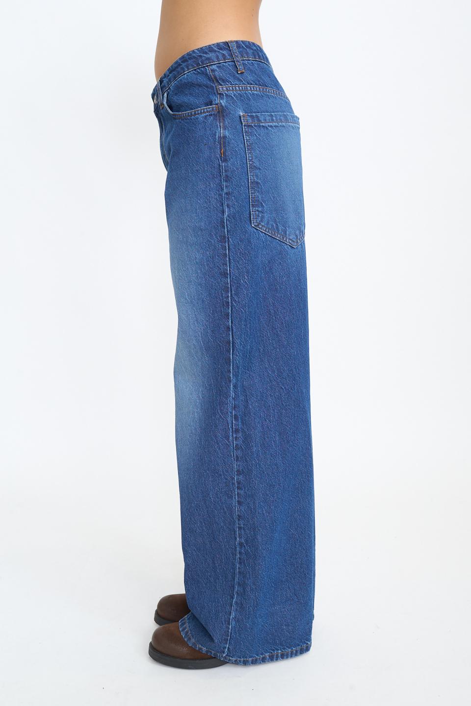 Jeans palazzo tasconi blu scuro - Autunno - Inverno 2025 | Brend