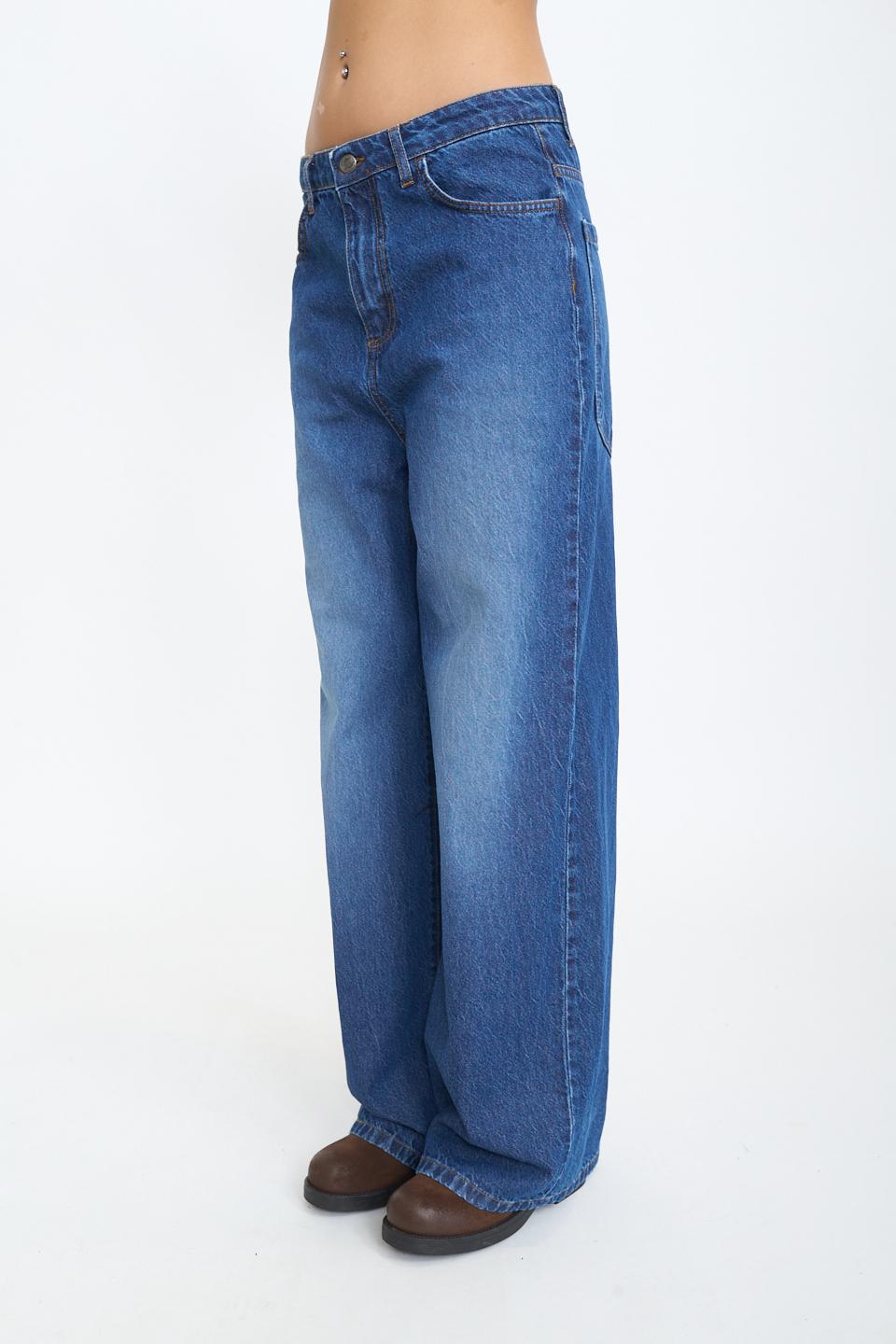 Jeans palazzo tasconi blu scuro - Autunno - Inverno 2025 | Brend
