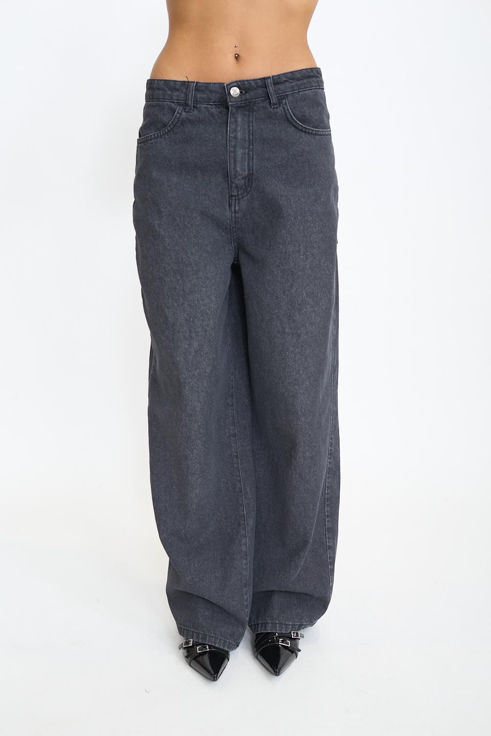 Jeans palazzo tasconi nero - Autunno - Inverno 2025 | Brend