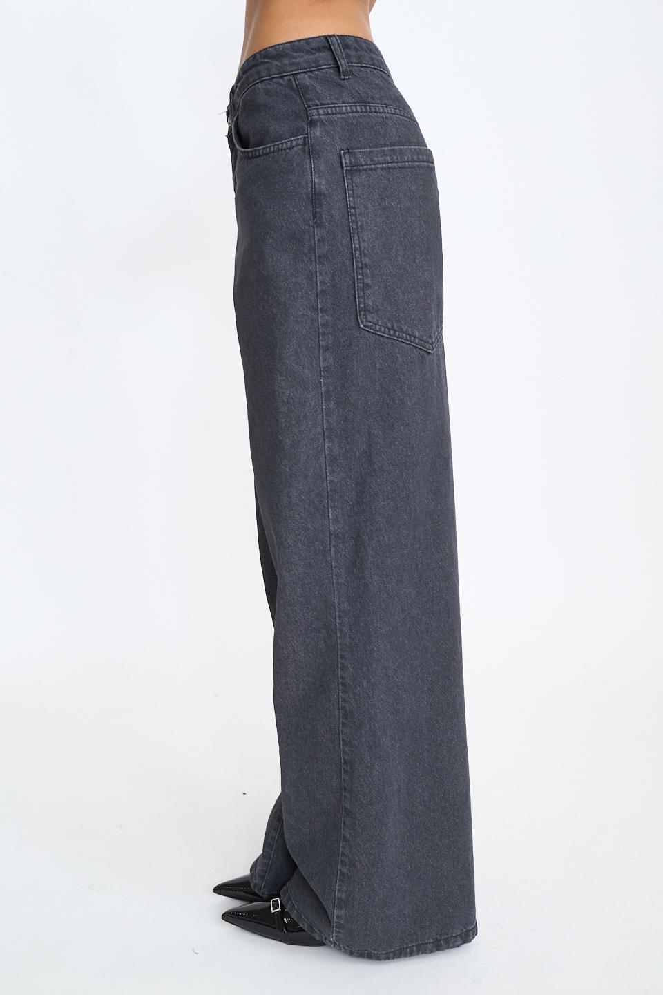 Jeans palazzo tasconi nero - Autunno - Inverno 2025 | Brend