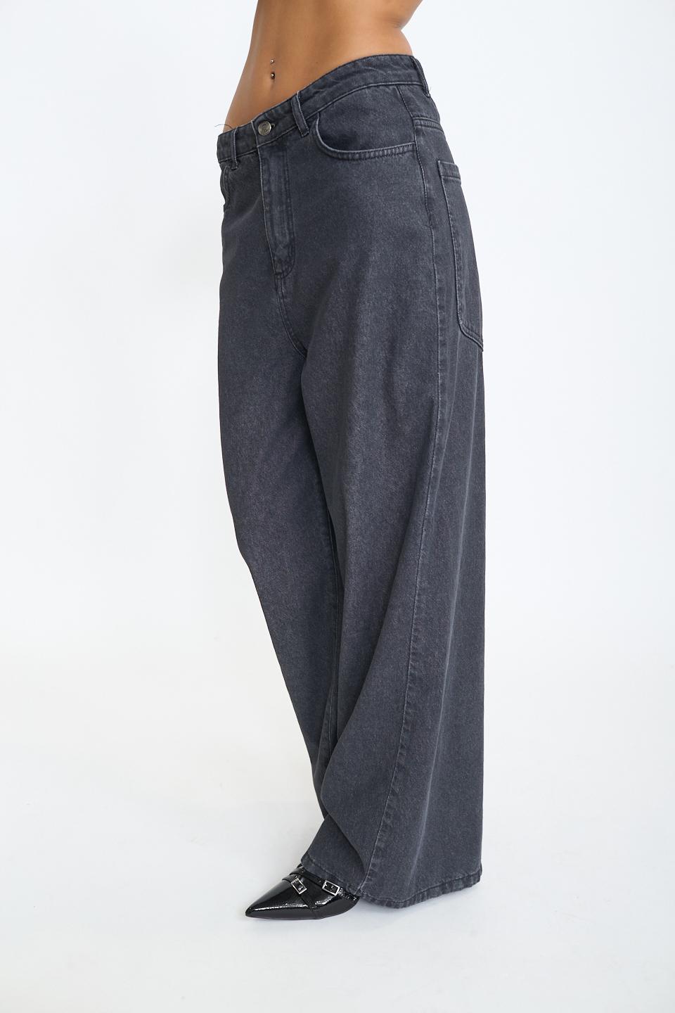 Jeans palazzo tasconi nero - Autunno - Inverno 2025 | Brend