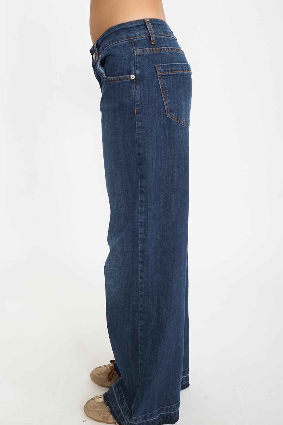 Jeans wide-leg denim blu - Autunno - Inverno 2026 | Brend