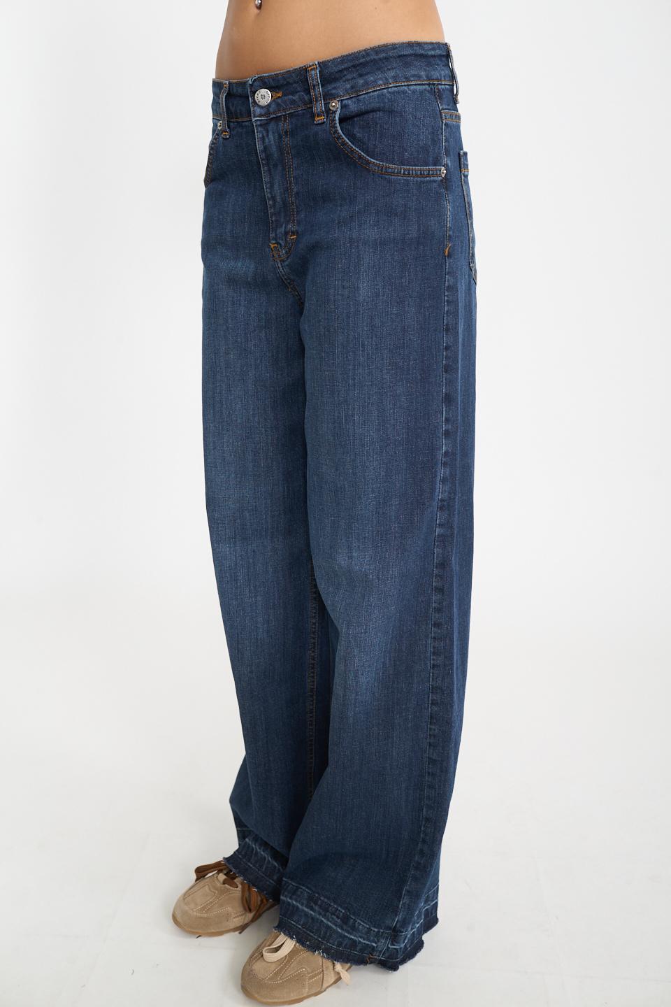 Jeans wide-leg denim blu - Autunno - Inverno 2026 | Brend
