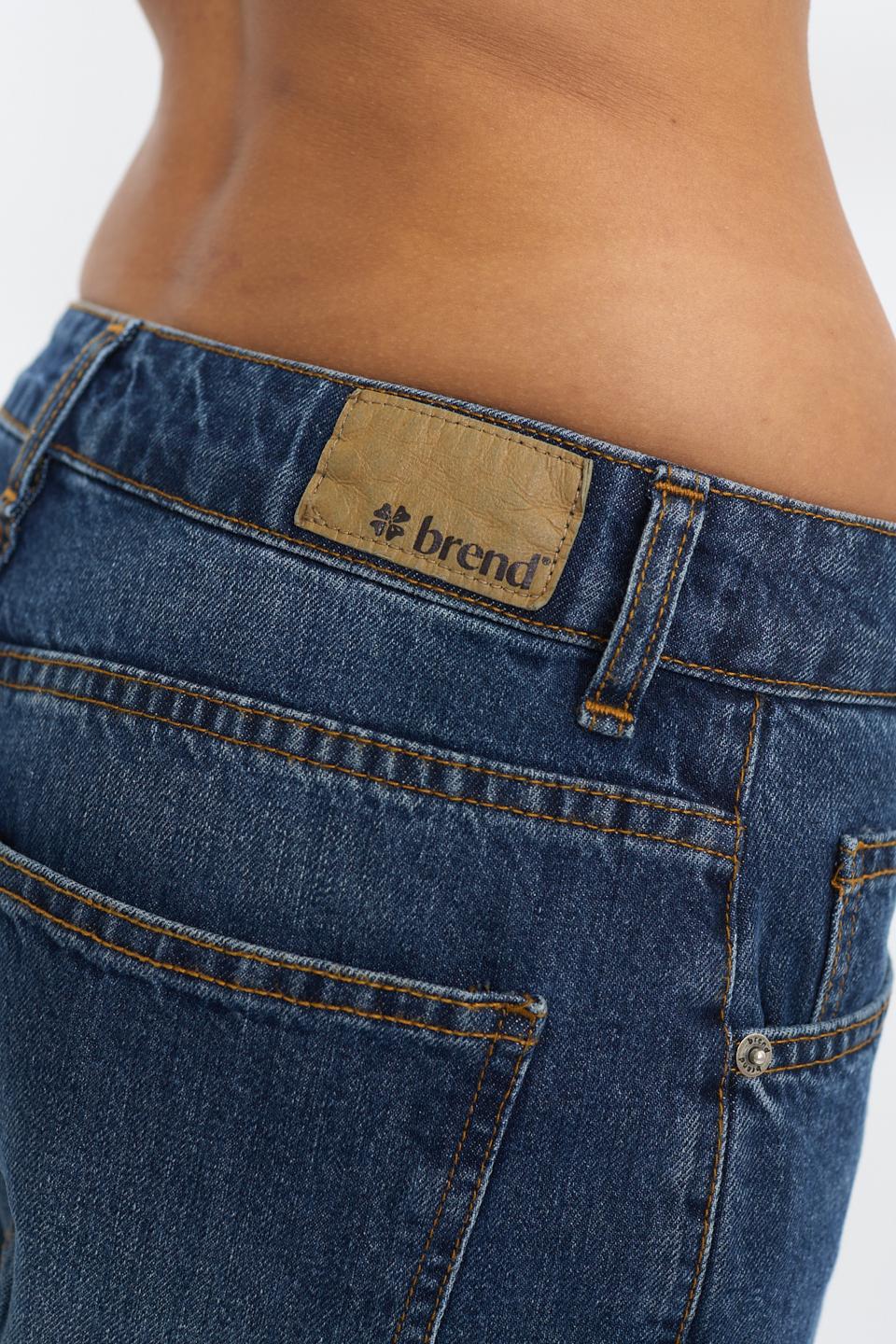 Jeans balloon con cuciture denim blu - Autunno - Inverno 2025 | Brend