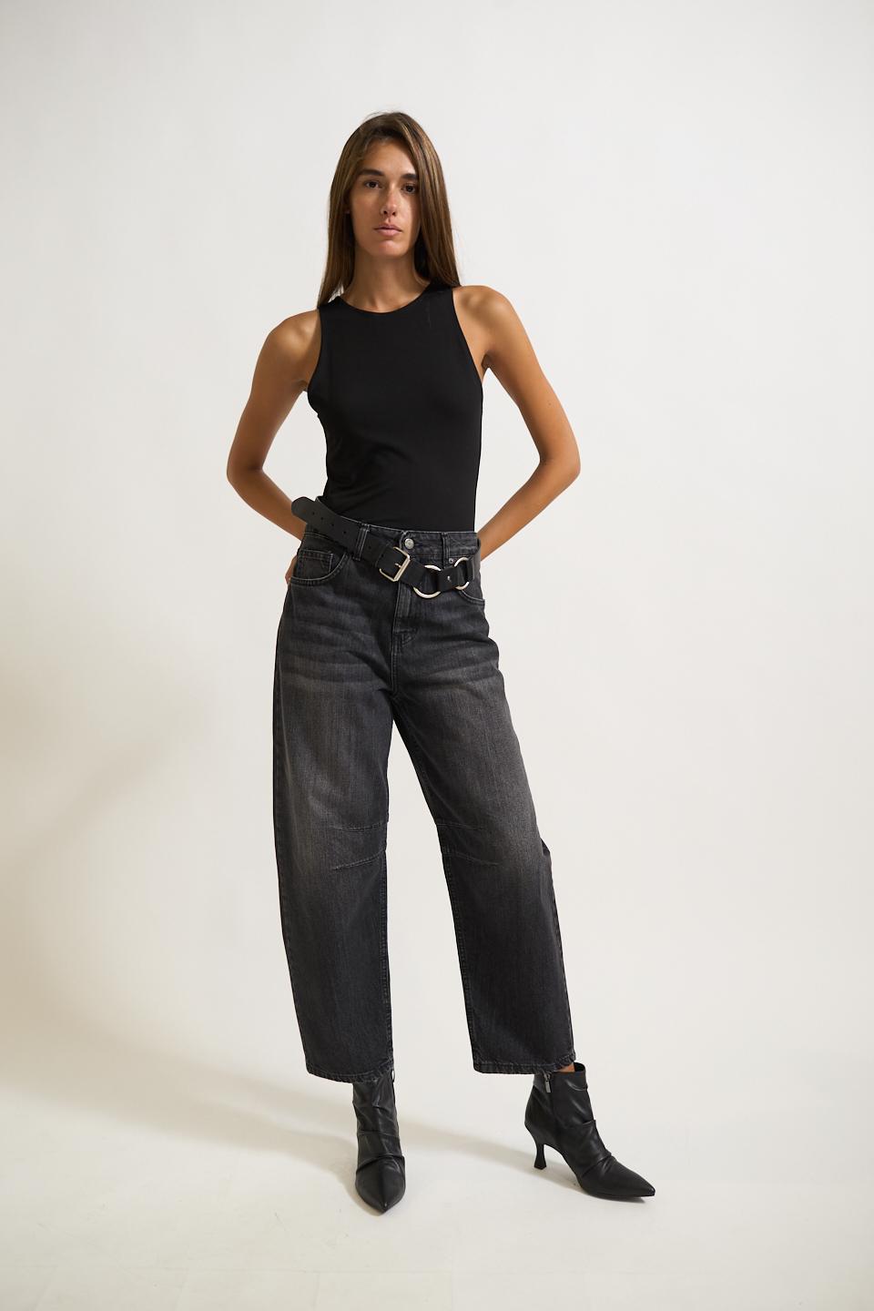 Jeans balloon con cuciture | Brend