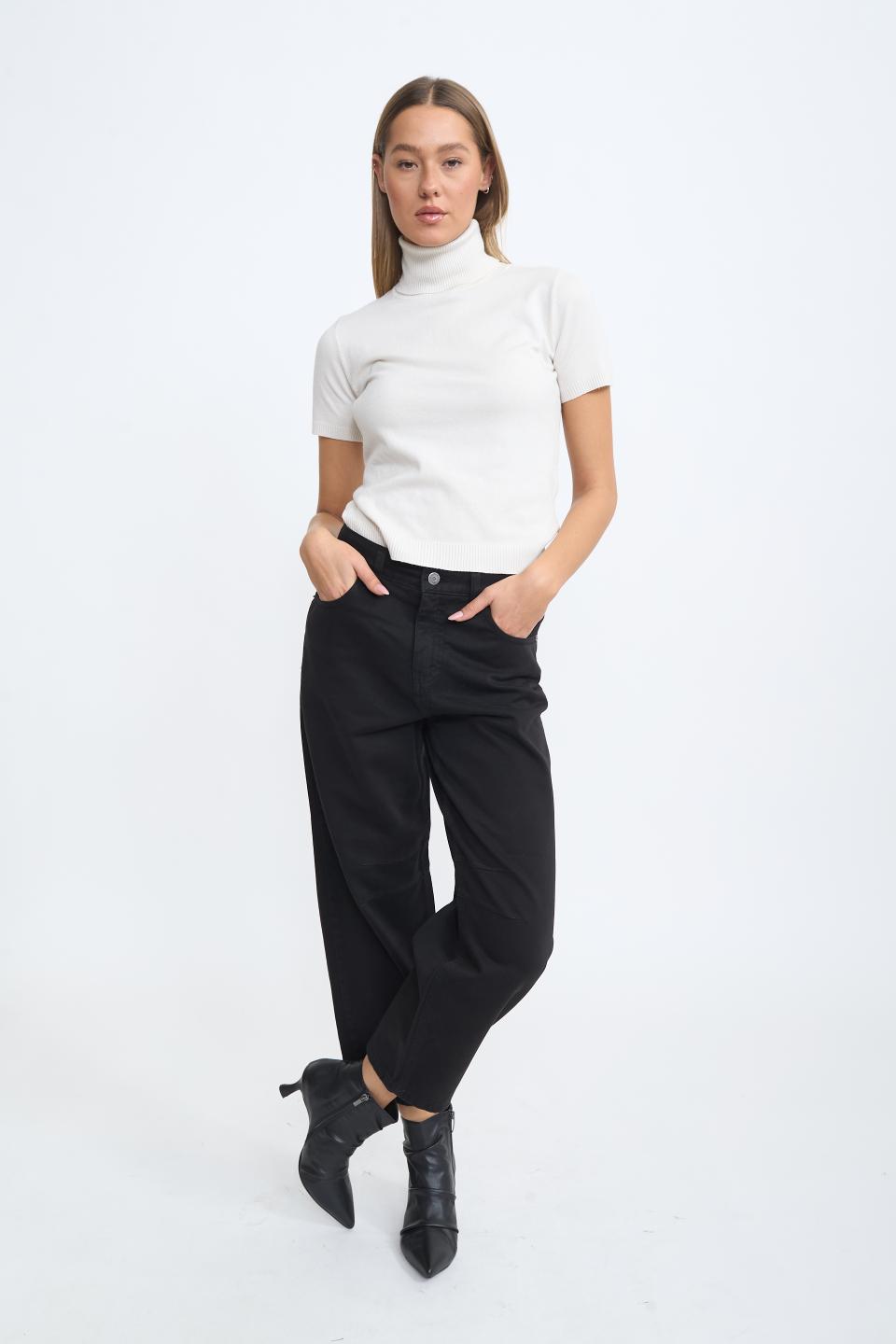 Jeans barrel nero - Autunno - Inverno 2025 | Brend