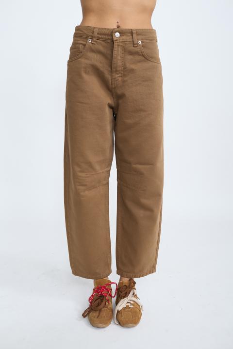 Jeans barrel nocciola - Autunno - Inverno 2025 | Brend