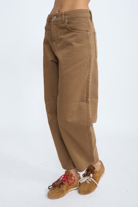Jeans barrel nocciola - Autunno - Inverno 2025 | Brend