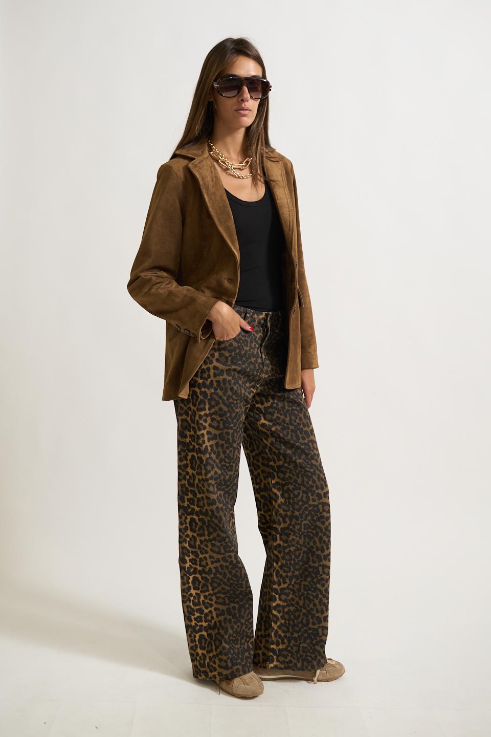 Jeans wide-leg stampato | Brend