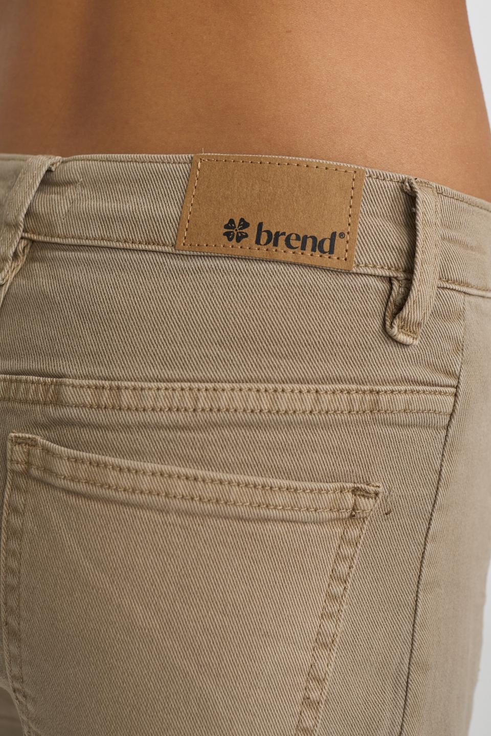 Jeans doppio wide-leg beige - Autunno - Inverno 2026 | Brend