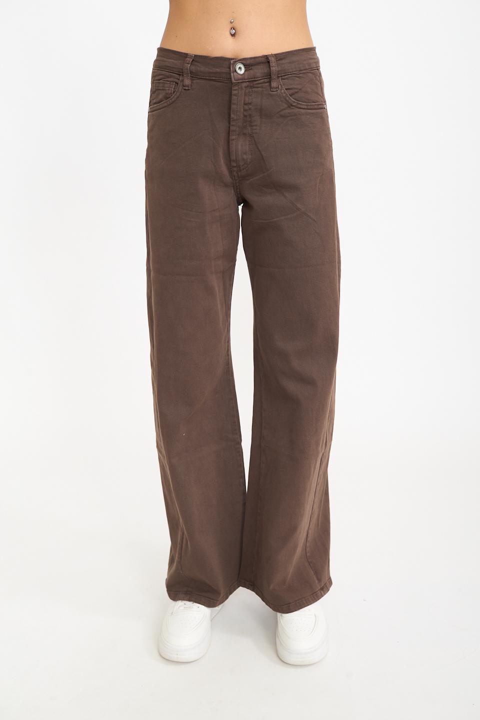 Jeans doppio wide-leg moro - Autunno - Inverno 2026 | Brend