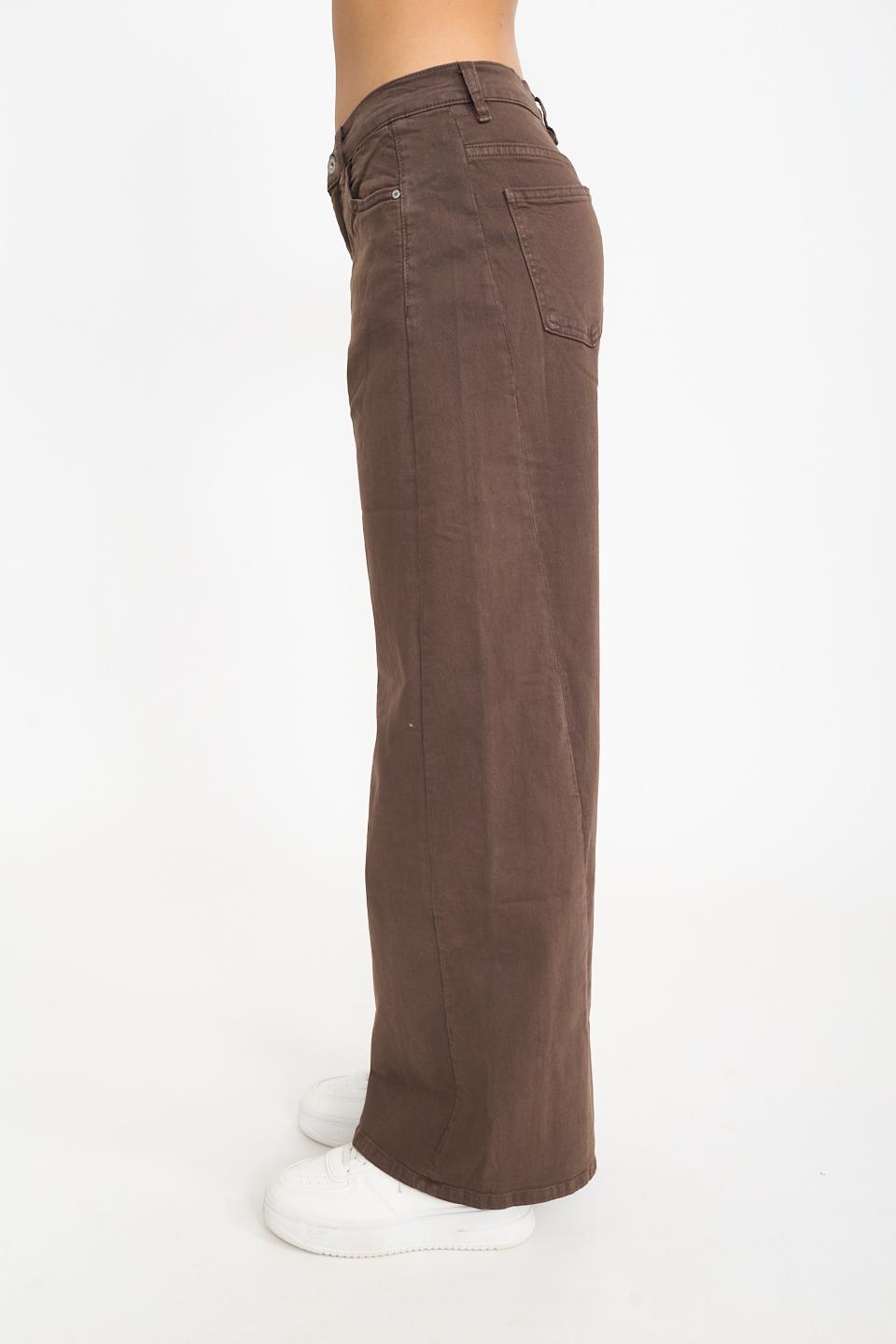 Jeans doppio wide-leg moro - Autunno - Inverno 2026 | Brend