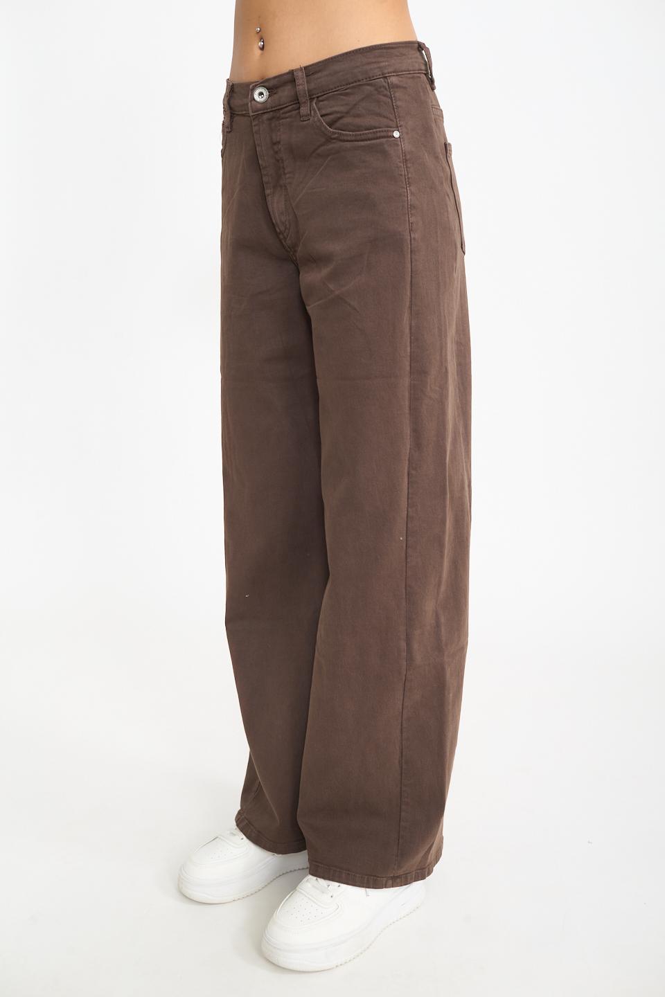Jeans doppio wide-leg moro - Autunno - Inverno 2026 | Brend