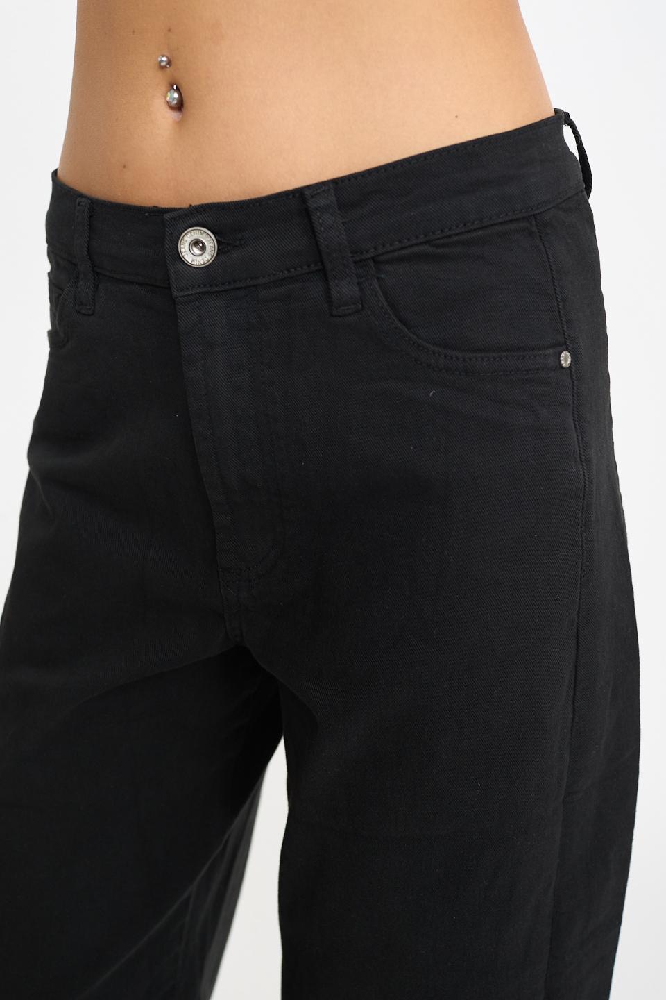 Jeans doppio wide-leg nero - Autunno - Inverno 2026 | Brend