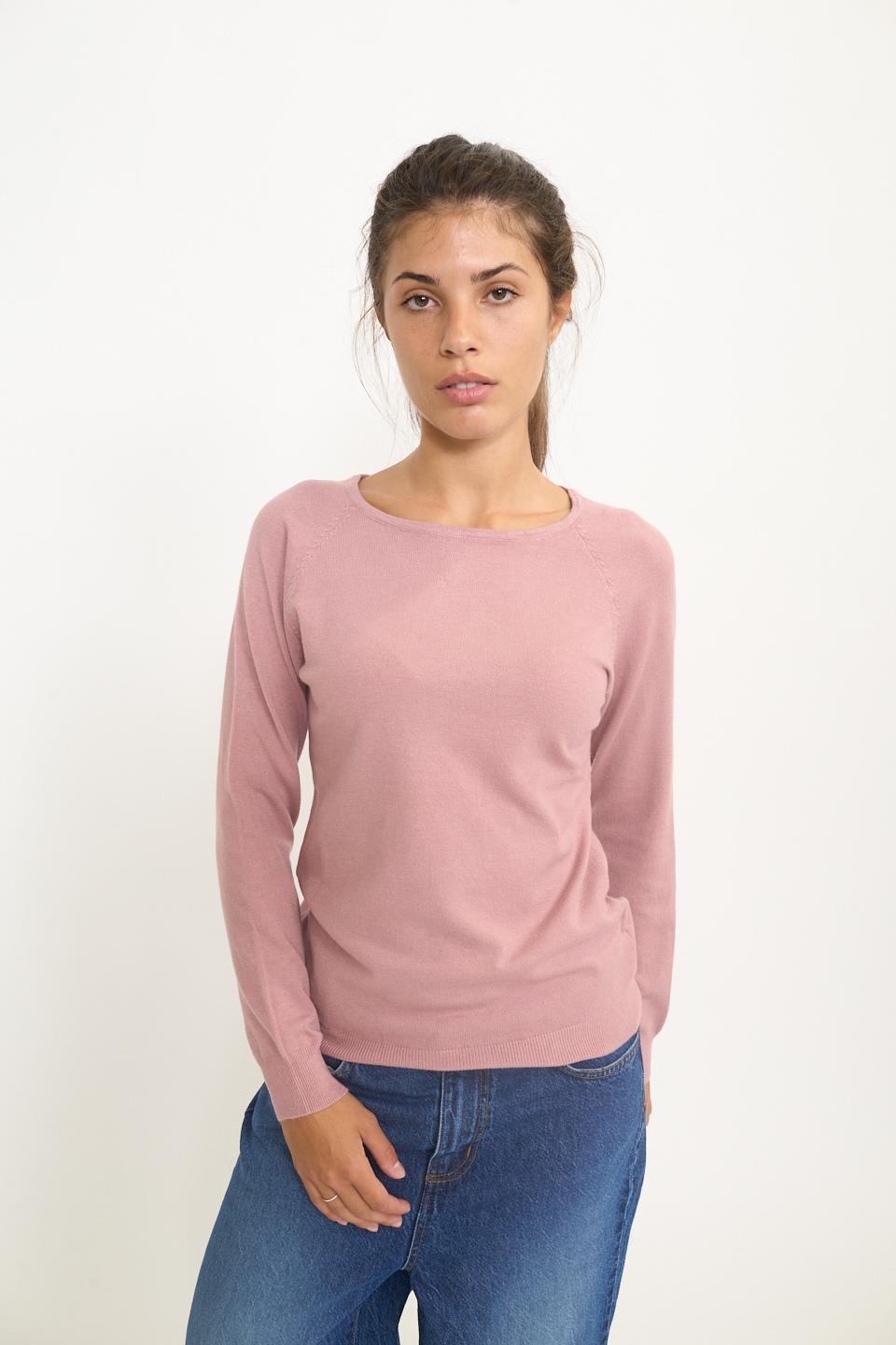 Maglia scollo barca cipria - Autunno - Inverno 2025 | Brend