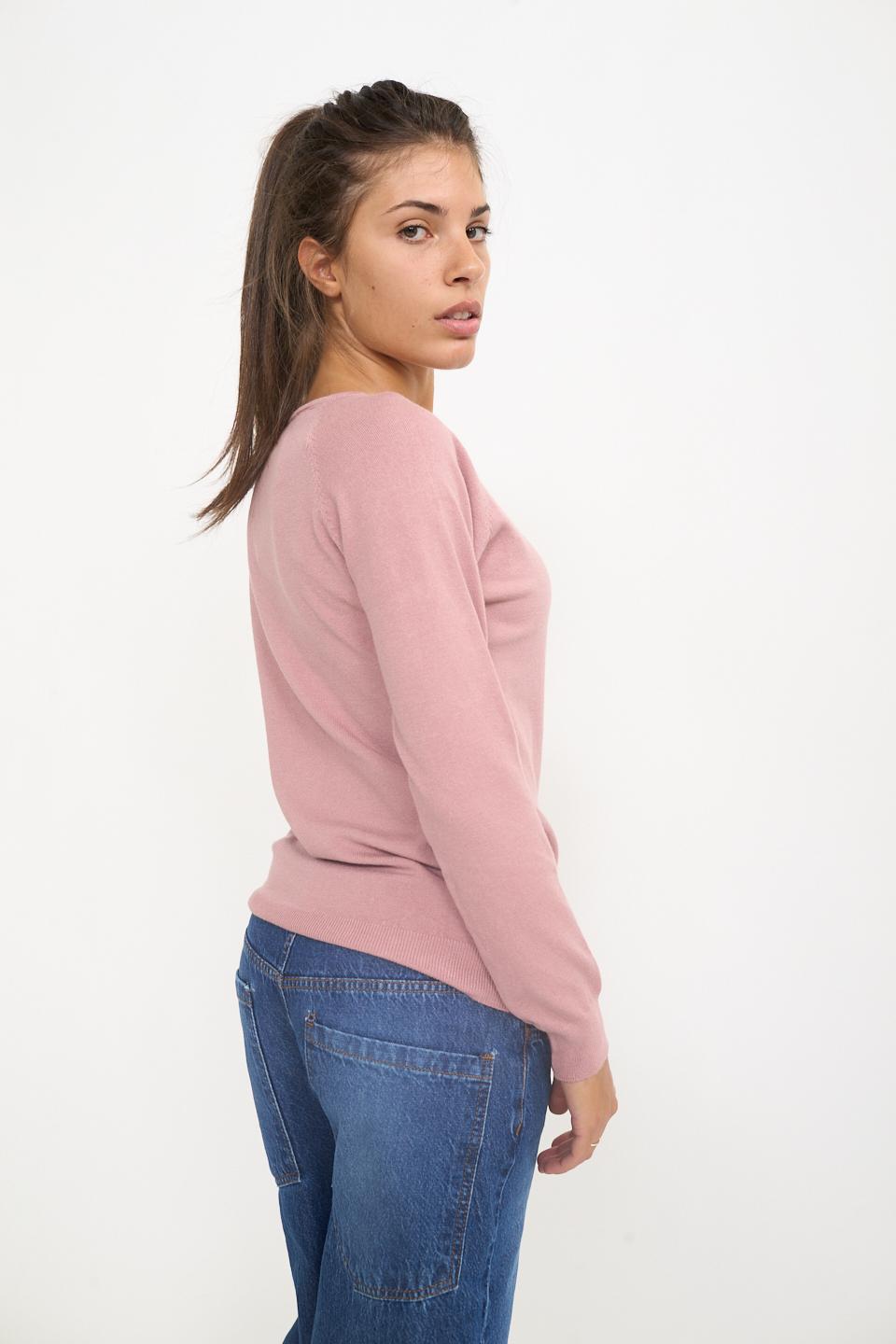 Maglia scollo barca cipria - Autunno - Inverno 2025 | Brend
