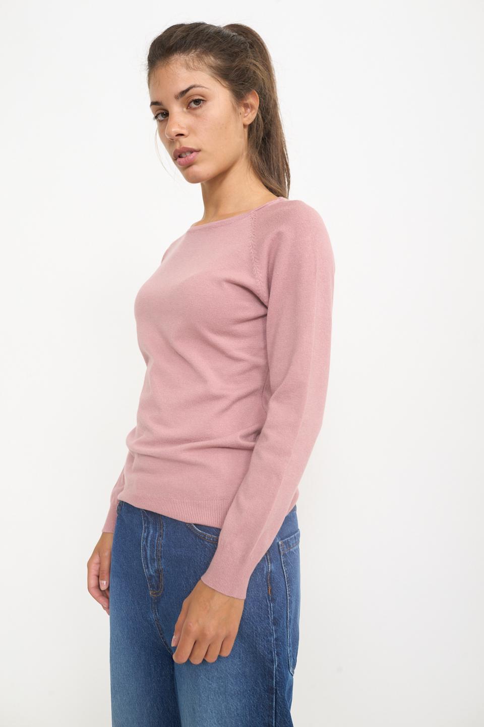 Maglia scollo barca cipria - Autunno - Inverno 2025 | Brend
