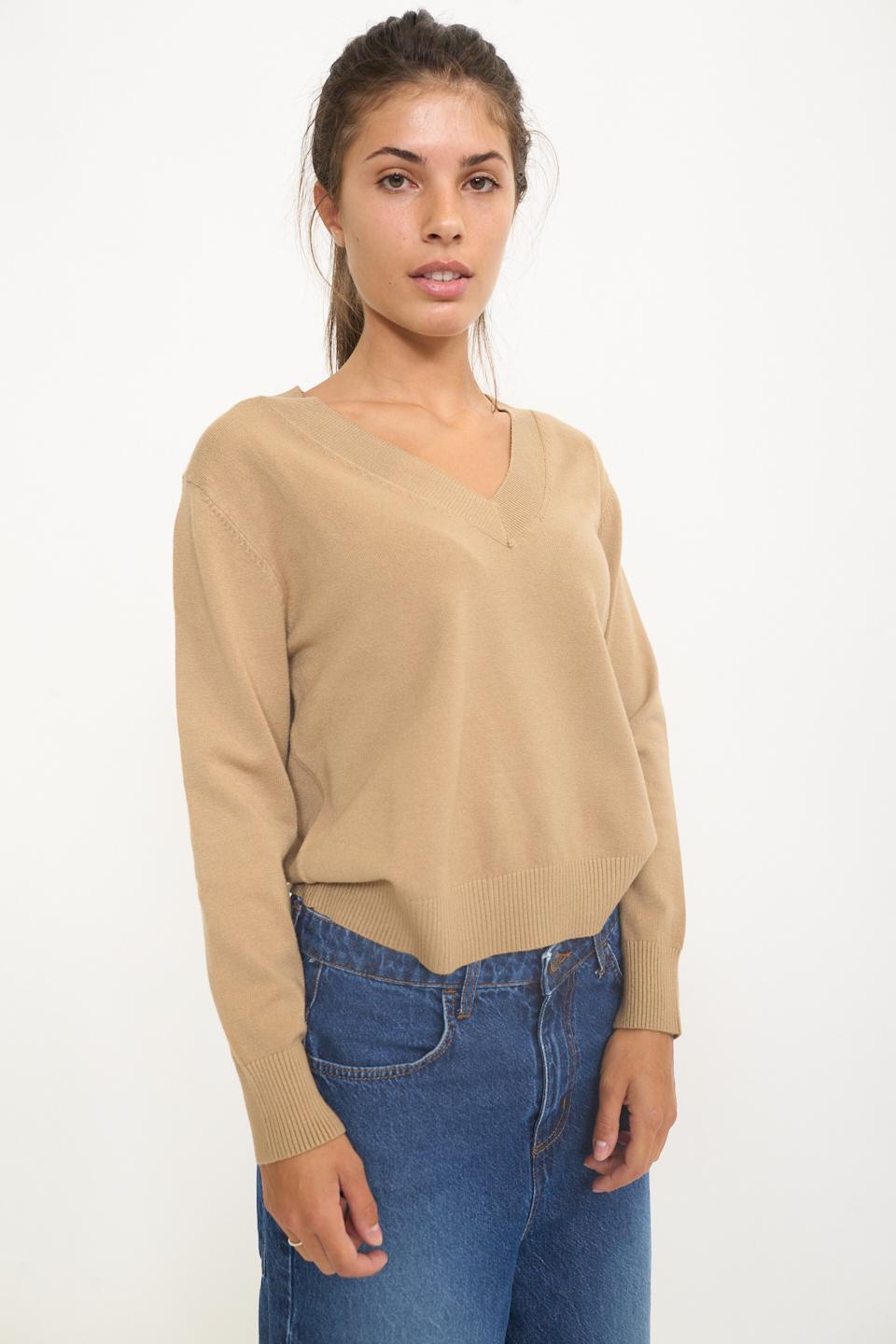 Maglia scollo V mandorla - Autunno - Inverno 2025 | Brend