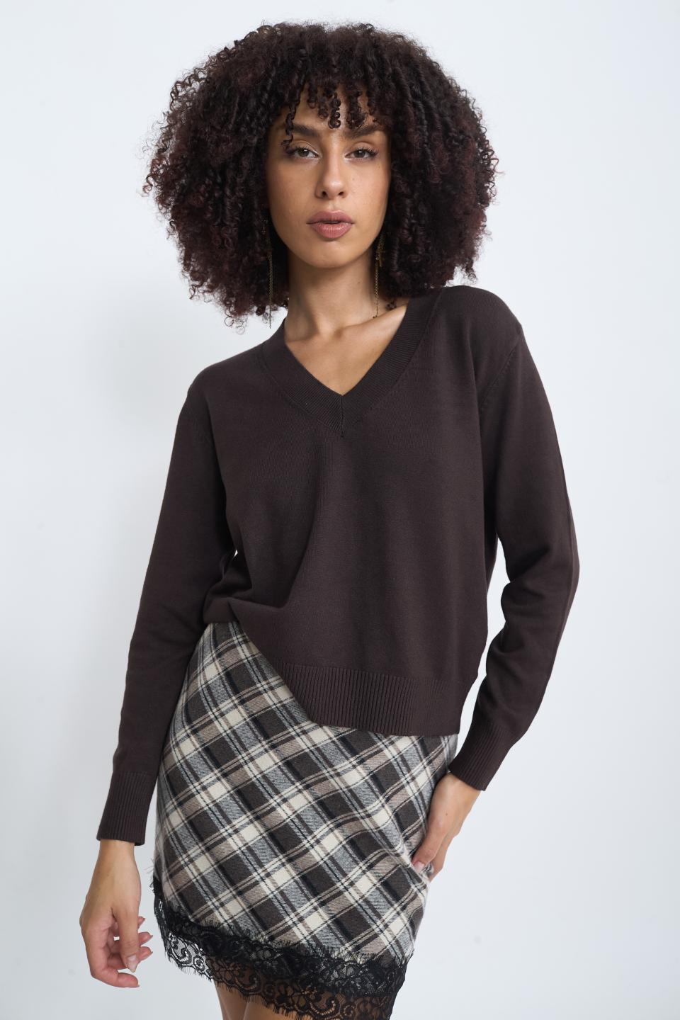 Maglia scollo V moro - Autunno - Inverno 2025 | Brend