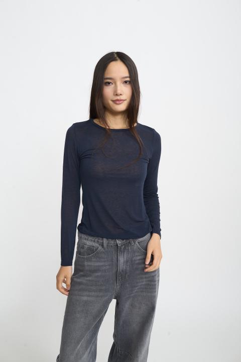 Maglia barca cachemire blu - Autunno - Inverno 2025 | Brend