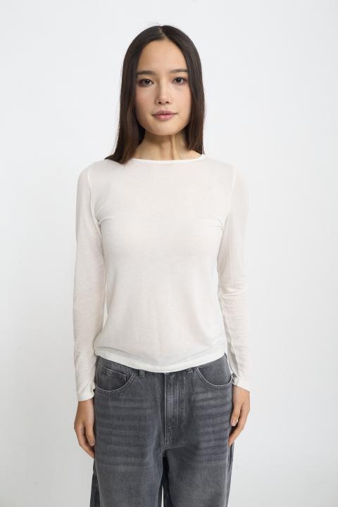 Maglia barca cachemire panna - Autunno - Inverno 2025 | Brend