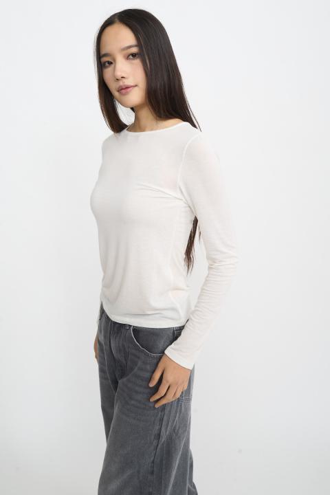 Maglia barca cachemire panna - Autunno - Inverno 2025 | Brend