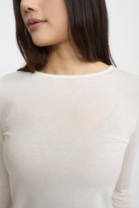 Maglia barca cachemire panna - Autunno - Inverno 2025 | Brend