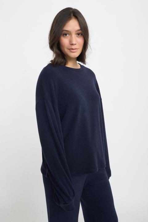 Maglia girocollo blu - Autunno - Inverno 2025 | Brend