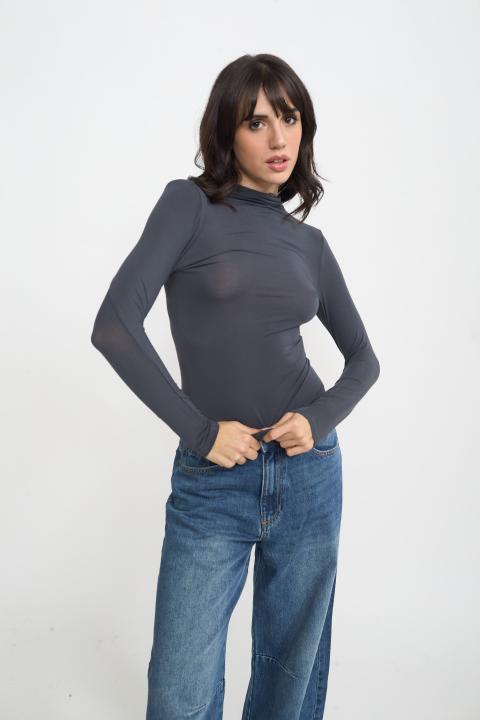 Maglia vulcano modal grigio scuro - Autunno - Inverno 2025 | Brend