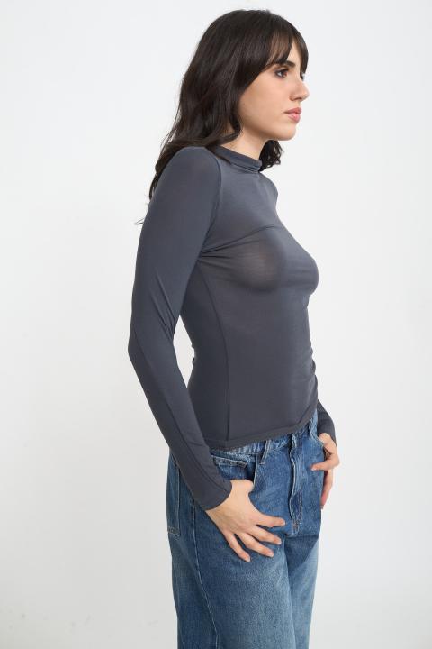 Maglia vulcano modal grigio scuro - Autunno - Inverno 2025 | Brend