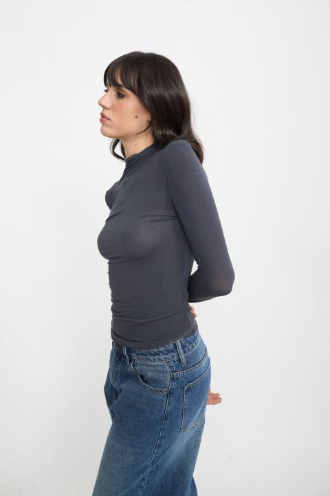 Maglia vulcano modal grigio scuro - Autunno - Inverno 2025 | Brend