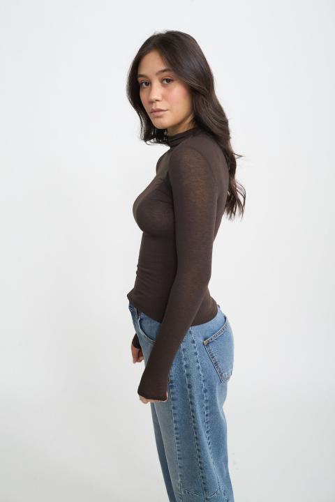 Maglia vulcano cachemire ebano - Autunno - Inverno 2025 | Brend